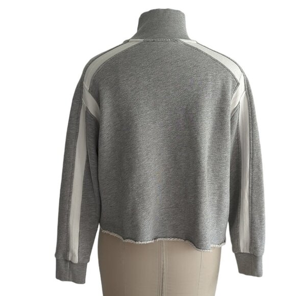 Zara Cropped Mock  Neck Sweatshirt - Picture 3 of 4